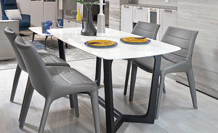 Modern White Dining Table OT-0117001