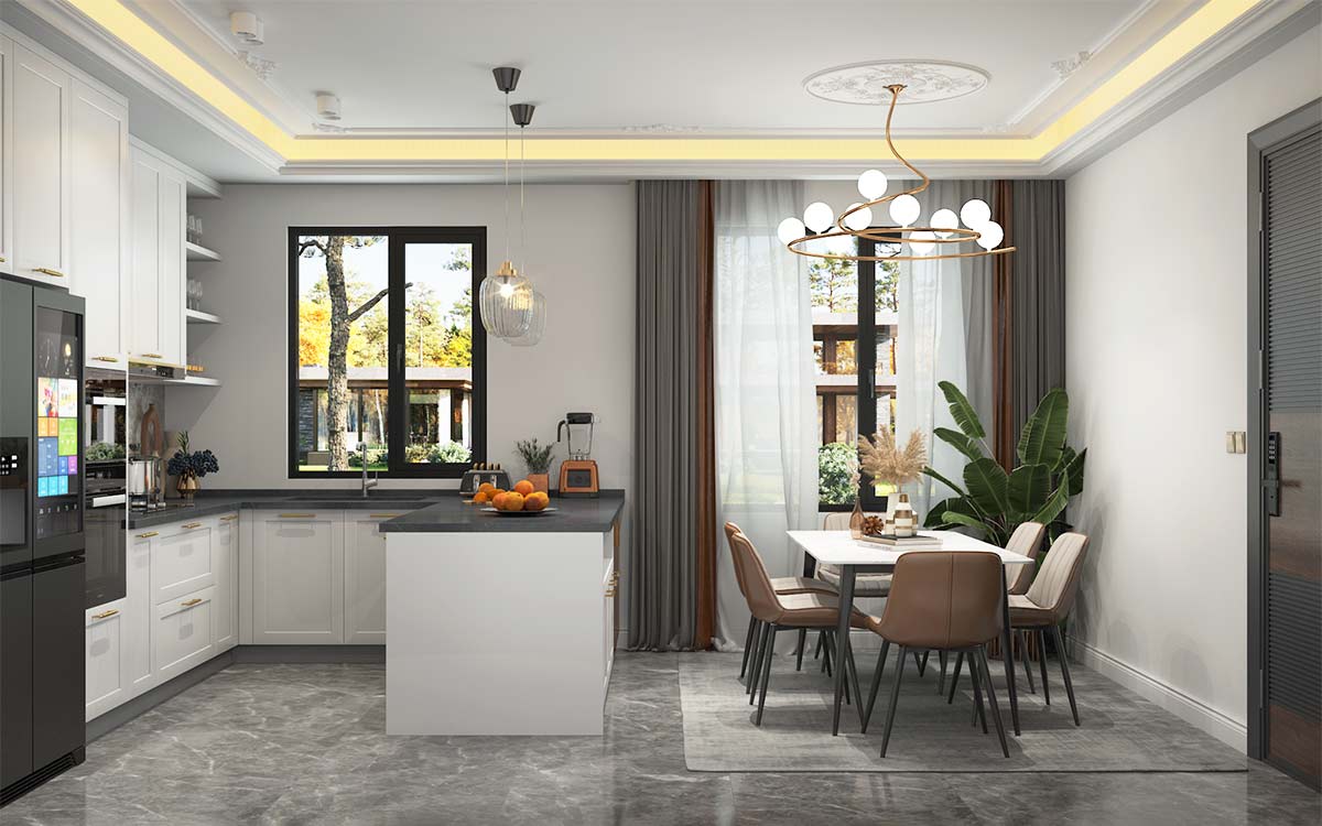 White Shaker Style Kitchen