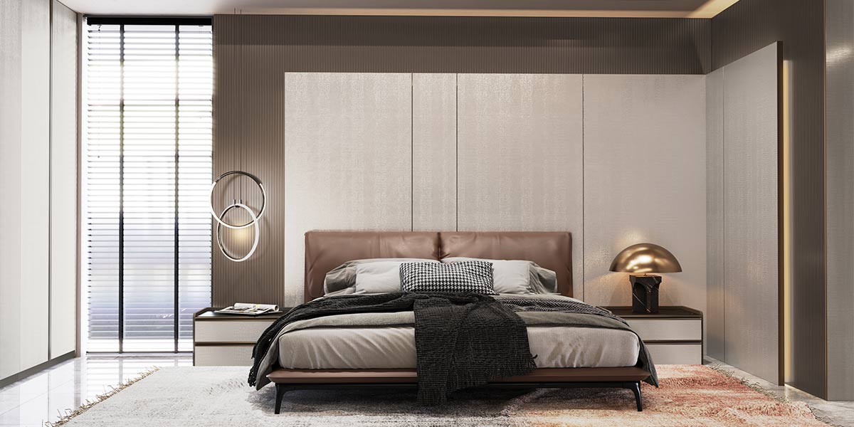 Modern Corner L Shape Wardrobe Design